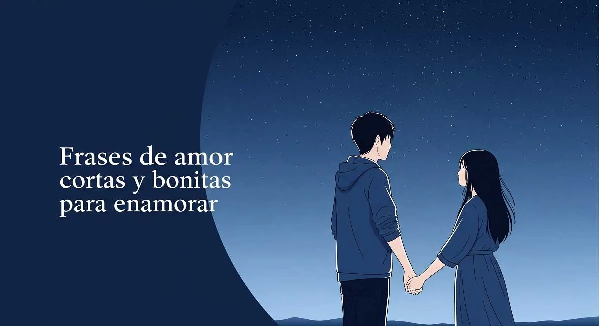 Frases de amor cortas y bonitas para enamorar