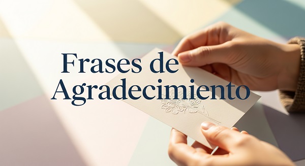 Frases de agradecimiento