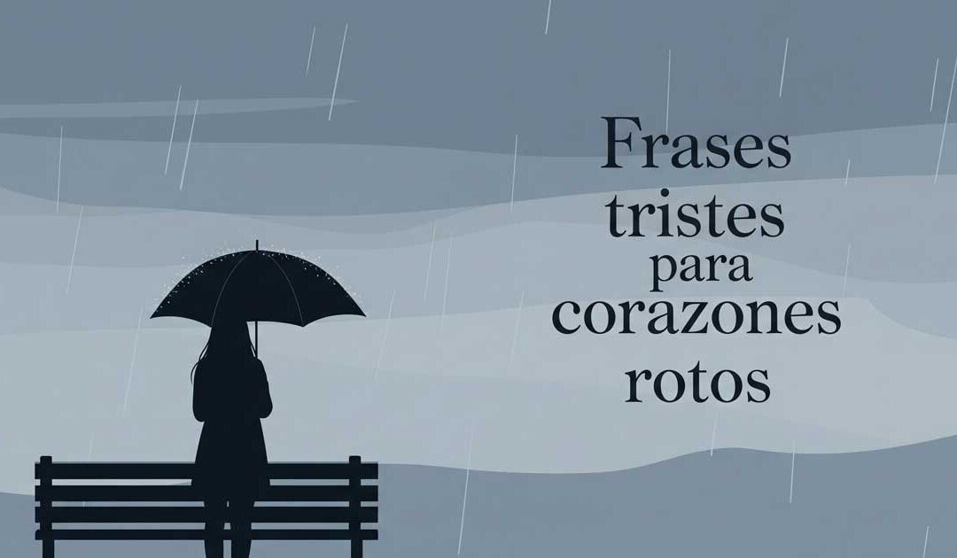 Frases tristes para corazones rotos